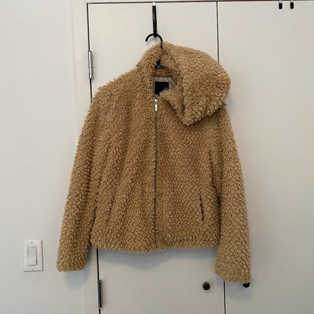 Collection B NYC Faux Fur Tan Jacket